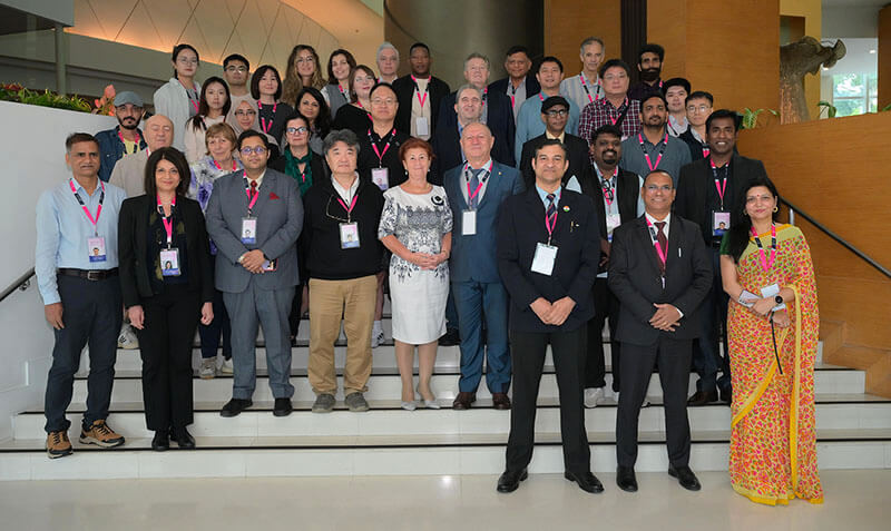 Panel discussion with industry experts on stage